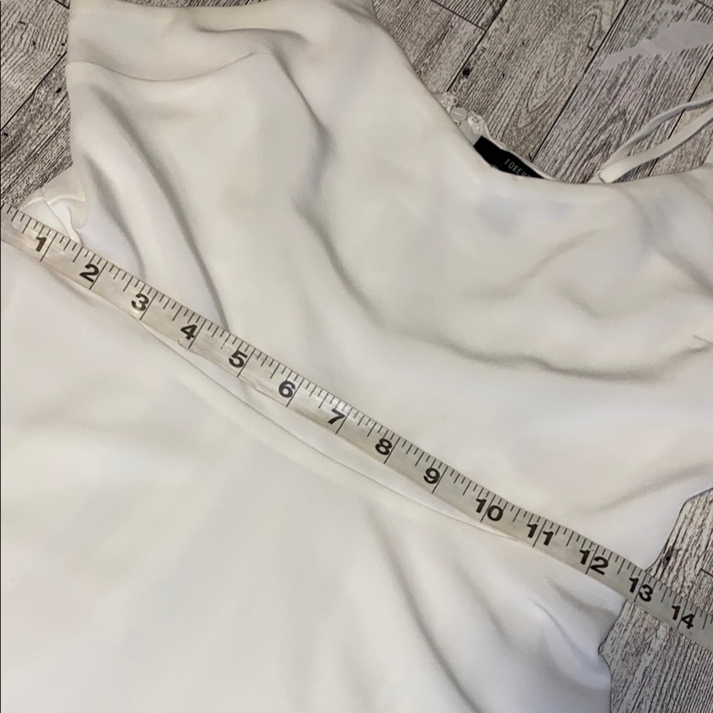 Forever 21 White Mini Dress Size Small - Picture 5 of 8